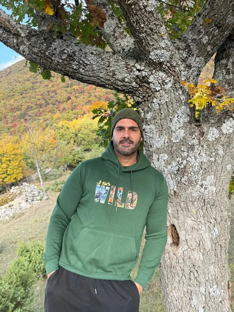 Felpa “J So Wild” logo stilizzato